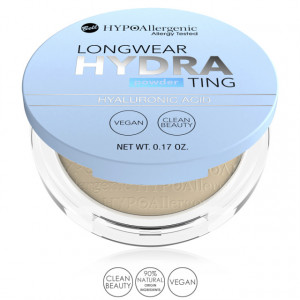 Pudra Hidratare Ten Hipoalergenica cu Acid Hialuronic Hydrating Longwear Bell Cosmetics
