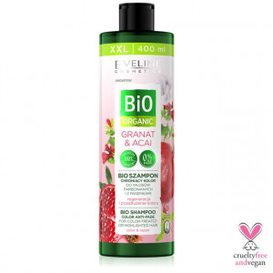 Sampon Antidecolorare si Reparare BIO Organic si Vegan cu Rodie si Acai Eveline Cosmetics