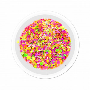 Sclipici cu Paiete Florescent Glow in Dark Cod SP-Mix 01