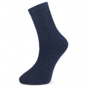 Sosete Groase si Calduroase din Lana Model 'Hot Winter' Culoare Albastru Inchis