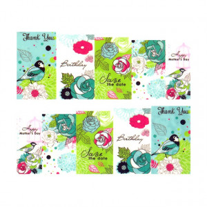 Stickere Unghii pe Bază de Apă (SPRING), Cod LR-2095 (Abtibilduri Unghii - Tatuaje Unghii - Nail Stickere - Water Nail Art)