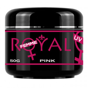 Gel UV Pink 3 in 1 Royal Femme, Baza Constructie Finish, 50 ml