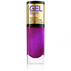 Eveline Cosmetics Gel Laque Trend Collection Culoare Mov Rose Sidefat No 159
