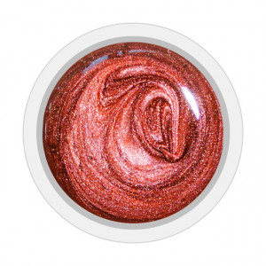 Gel Color Unghii, Exclusive Nails, Cod 025 Sidefat, Culoare RED CUPRATE, Geluri Colorate Unghii Exclusive Nails