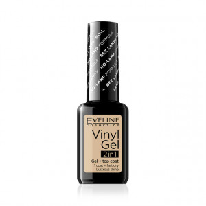 Lac Unghii Eveline Cosmetics Vinyl Gel 2 in 1, No 203