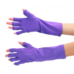 Manusi cu Protectie UV pentru Manichiura Culoare Mov