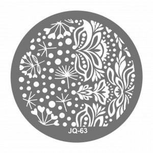 Matrite Stampile Unghii, Cod JQ-63, Accesorii Profesionale Manichiura