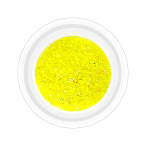 Paiete Unghii cu Holograme Neon Cod NH-01 Culoare Galben