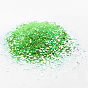 Sclipici cu Paiete Florescent Glow in Dark Cod SP-Green