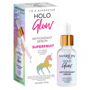 Ser Antioxidant Protectie Radicali Liberi cu Acai Berry, Goji Berry si Ghimbir, Superfruit Holo Glow Marion