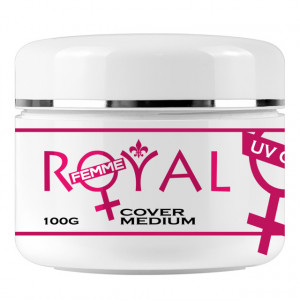 Gel UV Cover Medium Royal Femme, Camuflaj Constructie, 100ml