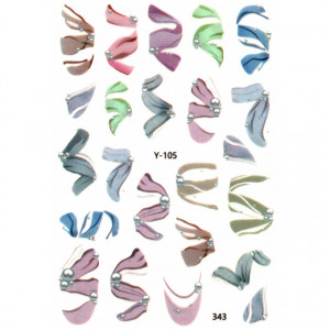 Abtibilde Unghii cu Motive Decorative Ornamentale Y-105