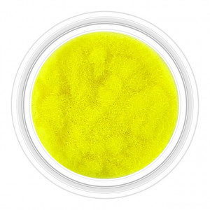 Catifea Unghii Decorativa Culoare Galben Florescent, Cod C-V02