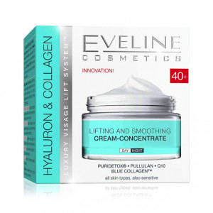 Crema Concentrata Fermitate si Netezire Hyaluron & Collagen Eveline Cosmetics