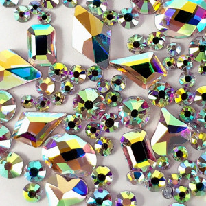 Cristale Unghii Marimi si Forme Diferite, Reflexii Multicolore