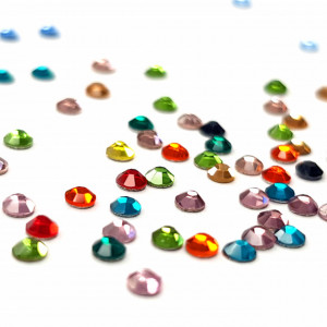 Decoratiuni Unghii Pietricele Multicolore Diametru Ø 2mm, Accesorii Nail Art