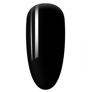 Oja Semipermanenta Exclusive Premium, Culoare Midnight Black, 15 ml