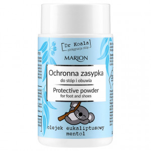 Pudra Protectiva Picioare cu Ulei de Eucalipt si Mentol Dr Koala 40 Gr.