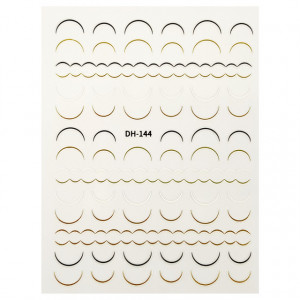 Abtibilde Unghii Motive Decorative Glam Touch, DH-144