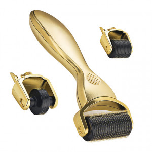 Aparat Facial Mezoterapie cu Microace din Titan 3 in 1 Skinroller System