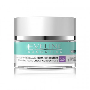 Crema Concentrata Reparare si Umplere Riduri Hyaluron & Collagen 50+ Eveline Cosmetics