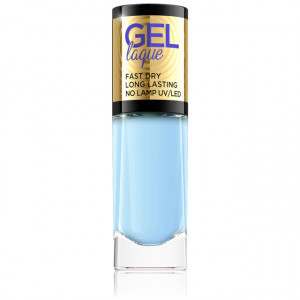 Eveline Cosmetics Gel Laque Trend Collection Culoare Albastru Pastel No 141