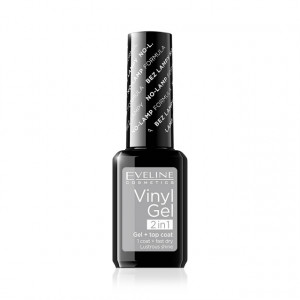 Lac Unghii Eveline Cosmetics Vinyl Gel 2 in 1, No 201