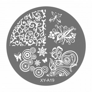 Matrite Stampile Unghii, Cod XY-A19, Accesorii Profesionale Manichiura