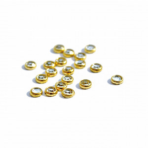 Pietricele Tip Cristal cu Rama Metalica Aurie