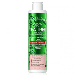 Tonifiant de Curatare Antibacteriana 3in1 Botanic Expert Tea Tree Oil 100% Pure Eveline