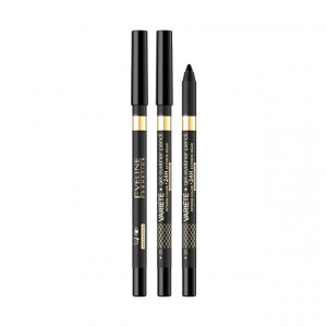 Creion Ochi cu Gel Eyeliner Variete Eveline Cosmetics, No 01 Pure Black