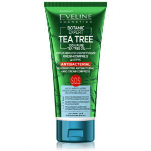 Crema Maini Antibacteriana Puternic Regeneranta 3in1 Botanic Expert Tea Tree Oil 100% Pure Eveline