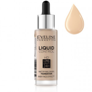 Fond De Ten Eveline Cosmetics Liquid Control, 005 Ivory