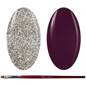 Kit Geluri Color + Pensula Gel Unghii, Cod K2GP-59G/74