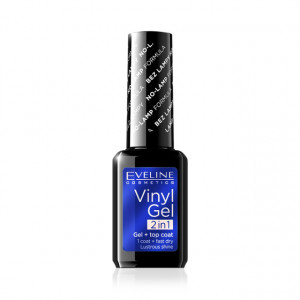 Lac Unghii Eveline Cosmetics Vinyl Gel 2 in 1, No 210