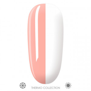 Oja Semipermanenta Thermo Aurora T18, Culori Roz > Alb