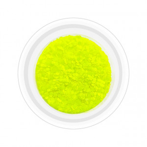Paiete Unghii Neon Cod PN-G, Culoare Galben