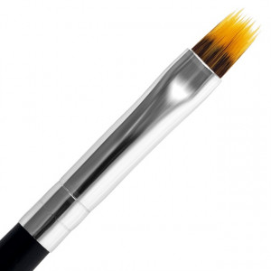 Pensula Ombre Gel cu Capac Metalic, No 6, Lila Rossa