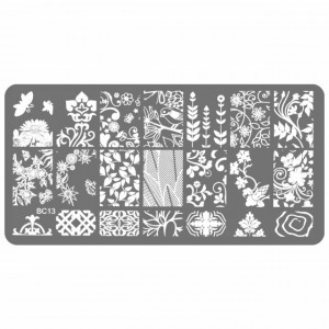 Stampile Unghii, Suport Metalic, BC13, Matrite Unghii Gravate Adanc