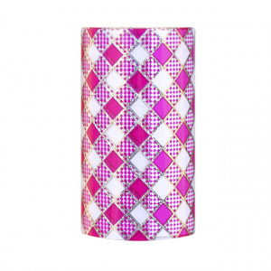 Folie Decorativa Transfer Manichiura, Rhombus Fuchsia