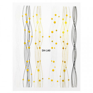 Abtibilde Unghii Motive Decorative Glam Touch, DH-149