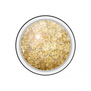 Gel colorat unghii Royal Femme ANTIQUE GOLD GLITTER (Geluri Profesionale Unghii)