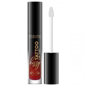 Luciu Buze Kissy Tattoo Lip Tint Eveline Cosmetics No 02 Juicy Red