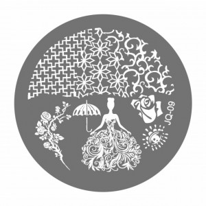 Matrite Stampile Unghii, Cod JQ-09, Accesorii Profesionale Manichiura