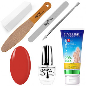 Kit Oja Semipermanenta Pedichiura, 7 Produse