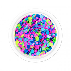 Confetti Unghii Multicolore Cod CU-17, Accesorii Nail Art