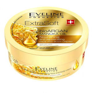 Crema Fata si Corp Eveline Cosmetics Extra Soft Bio Argan Manuka Oil
