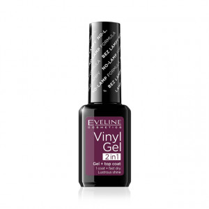 Lac Unghii Eveline Cosmetics Vinyl Gel 2 in 1, No 208