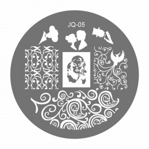 Matrite Stampile Unghii, Cod JQ-05, Accesorii Profesionale Manichiura