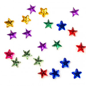 Pietricele Unghii Multicolore in Forma de Stelute